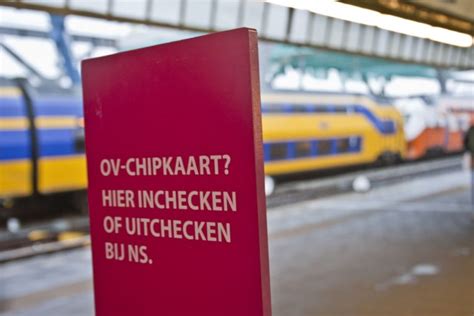 vergeten uit te checken arriva